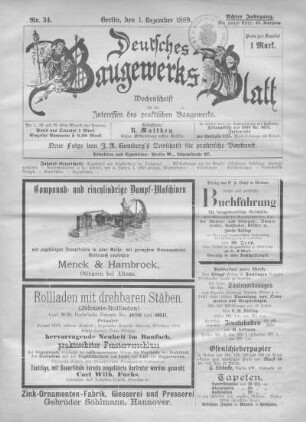 49. Jahrgang. Nr. 34.