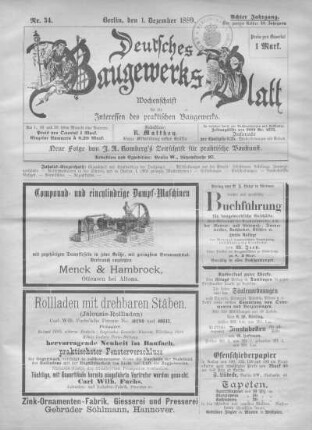 49. Jahrgang. Nr. 34.