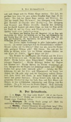 B. Der Heimatkreis