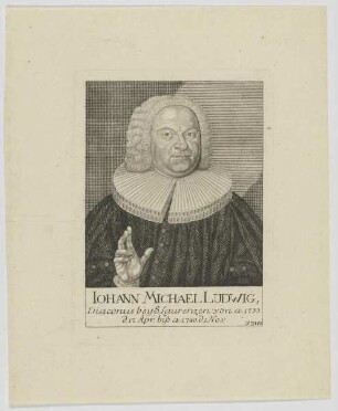 Bildnis des Iohann Michael Ludwig