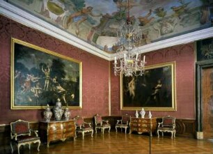 Residenzschloss Ludwigsburg — Altes Corps de logis — Appartement des Jagdordens — Vorzimmer & Raum 196