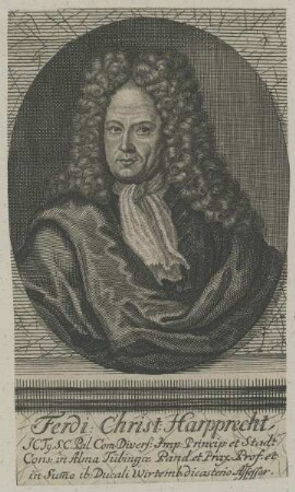 Bildnis des Ferdi: Christ: Harpprecht