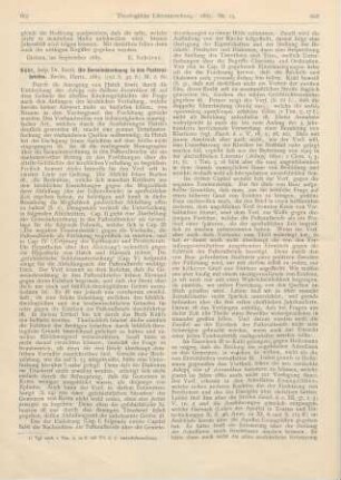 607-612 [Rezension] Kühl, Ernst, Die Gemeindeordnung in den Pastoralbriefen