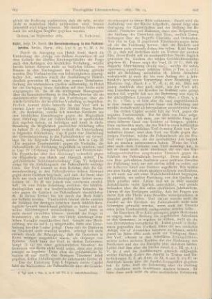 607-612 [Rezension] Kühl, Ernst, Die Gemeindeordnung in den Pastoralbriefen