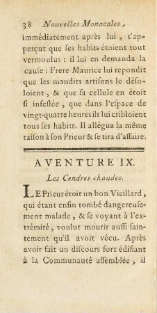 Aventure IX. Les Cendres chaudes