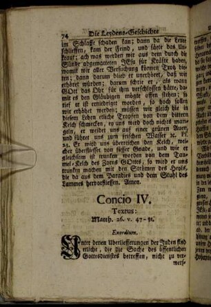 Concio IV. Textus: Matth. 26. v. 47 - 51.