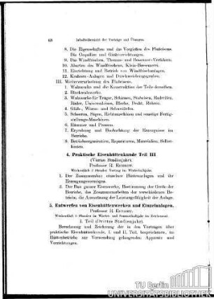 4. Praktische Eisenhüttenkunde Teil III