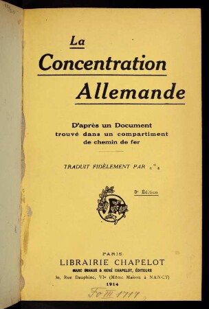 1-39, La Concentration Allemande