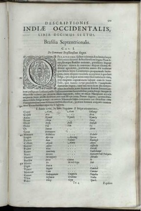 Descriptionis Indiæ Occidentalis, Liber Decimus Sextus. Brasilia Septentrionalis.