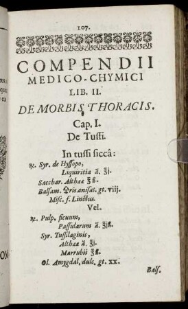 Lib. II. De Morbis Thoracis.