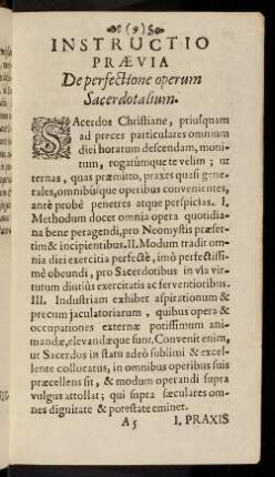 9-9, Sacerdos Christiane, priusquam ad preces ...