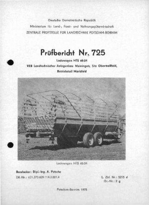 Ladewagen HTS 60.04