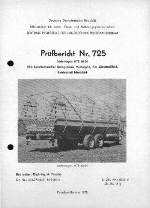 Ladewagen HTS 60.04