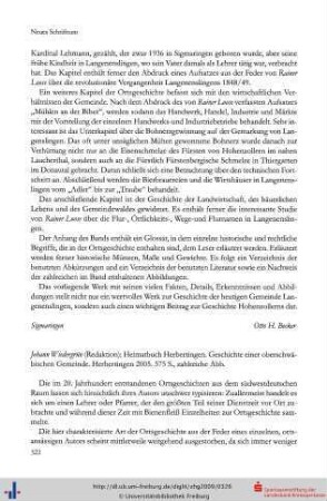 Johann Wiedergrün (Redaktion): Heimatbuch Herbertingen. Geschichte einer oberschwäbischen Gemeinde.
