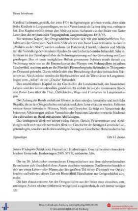 Johann Wiedergrün (Redaktion): Heimatbuch Herbertingen. Geschichte einer oberschwäbischen Gemeinde.