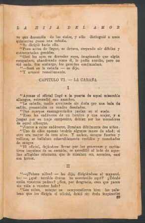 Capítulo VI - La cabaña