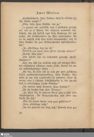 Zwei Welten
