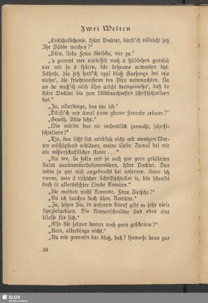 Zwei Welten
