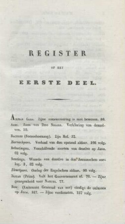 Register op het eerste deel