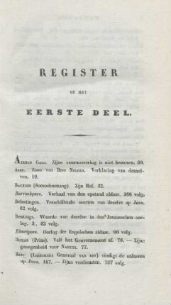 Register op het eerste deel
