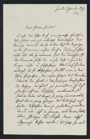 122r-123v, Brief: Jena den 2. Januar 1871