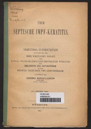 Über septische Impf-Keratitis