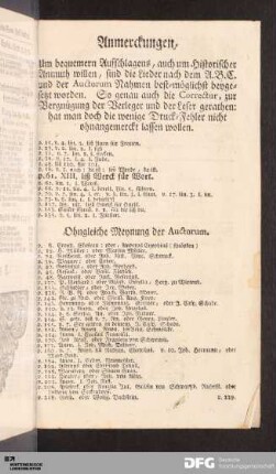Anmerckungen