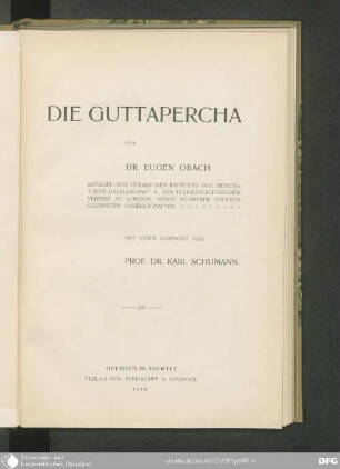 Die Guttapercha