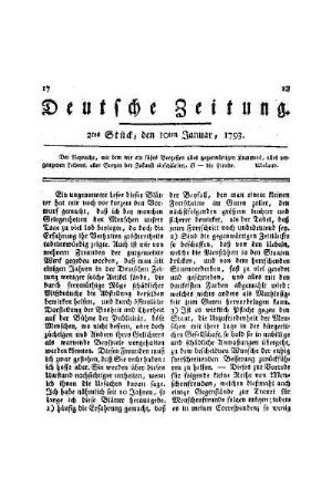 Ein ungenannter Leser ...