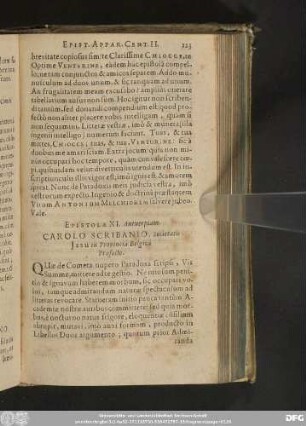 Epistola XI. Antverpiam. Carolo Scribanio, Societatis Iesu in Provinciâ Belgicâ Praefecto.