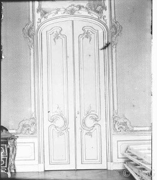 Potsdam, Park Sanssouci, Neues Palais, Speisezimmer Friedrichs des Großen, R. 215, Tür der Nordwand.