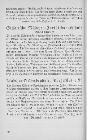 Mädchen-Gewerbeschule, Bürgerstraße 99