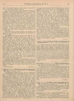 135-136 [Rezension] Kappstein, Theodor, Schleiermachers Weltbild und Lebensanschauung