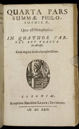 4: ... Pars Summae Philosophicae. 4