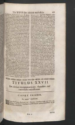 Titulus XXVII.