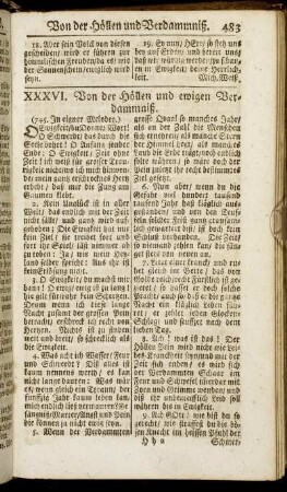 XXXVI. Von der Höllen und ewigen Verdammniß