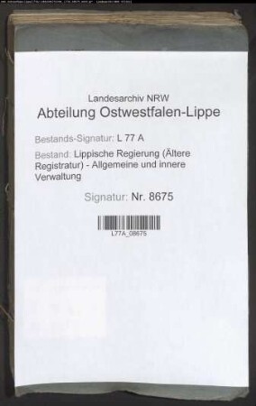 Landstraße (Chaussee) von Bremke nach Alverdissen.- (Distrikt 26), Bd. 4