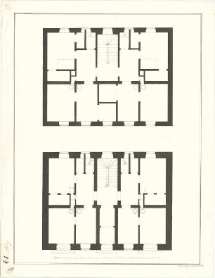 Reiffenstuel, Michael; Wohnhaus - Grundriss EG, Grundriss 1. OG