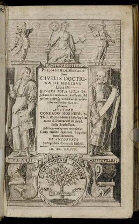 Philosophiae Moralis Sive Civilis Doctrinae De Moribus Libri IV. : Quibus Tota Ista Disciplina non tantum ex Aristotele, sed optimis quibusq[ue] veteribus & recentibus auctoribus fuse explicatur : Cum Indice capitum singulorum librorum