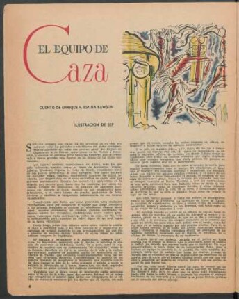 El equipo de caza : Cuento