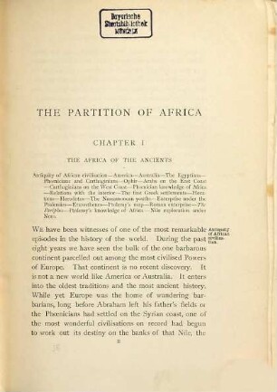 The partition of Africa by J[ohn] Scott Keltie