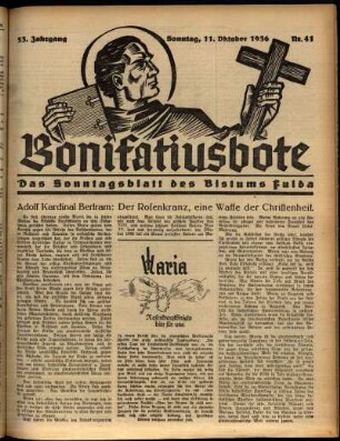 Ausgabe vom Sonntag, den 11. Oktober 1936.
