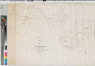 Eiringhausen (Plettenberg), Affeln (Neuenrade), Altenaffeln (Neuenrade), Ohle (Plettenberg), Teilung der Herscheider Mark, Brouillonkarte Bl.1