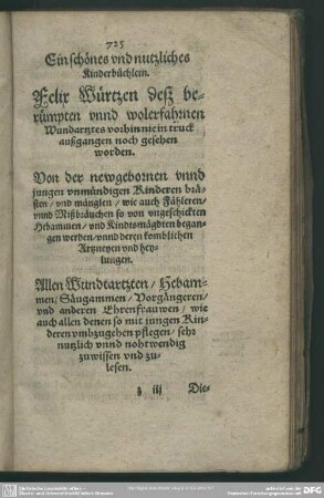 Ein schönes und nutzliches Kinderbüchlein