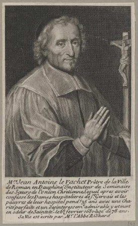Bildnis des Jean Antoine le Vachet
