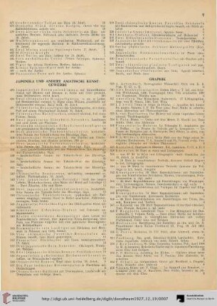 Japonika uns andere asiatische Kunstgewerbe (Nr. 489-528)