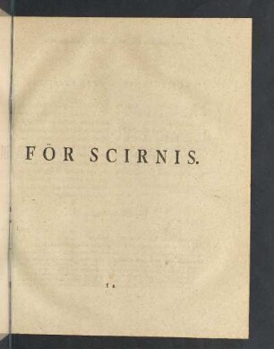 För Scirnis.