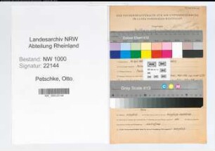 Entnazifizierung Otto Petschke, geb. 23.04.1898 (Arbeiter)