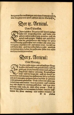 Der ix. Articul.