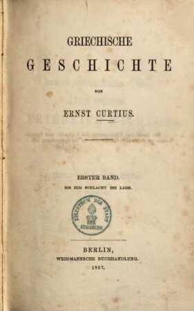 Griechische Geschichte, 1. Bis zur Schlacht bei Lade